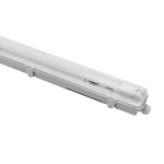 Pantalla estanca para 1 tubo LED de 600mm, conexión 1 lado